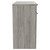 Napoli Molina Ash 1200mm Floor Standing Vanity Unit for Countertop Basins with 4 Doors and Brushed Brass Handles Side View