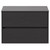 Montego Graphite Grey 800mm Wall Mounted Vanity Unit for Countertop Basins with 2 Drawers Front View