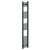 Pizarro Anthracite 1600mm x 300mm Straight Heated Towel Rail Left Hand View