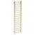 Cohen Brushed Brass 1600mm x 500mm Straight Heated Towel Rail Left Hand View
