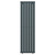 Hudson Anthracite 1600mm x 452mm Single Panel Radiator Front View