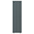 Hudson Anthracite 1600mm x 452mm Double Panel Radiator Front View