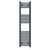 Pizarro Anthracite 1200mm x 300mm Straight Electric Heated Towel Rail Front View