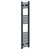 Pizarro Anthracite 1200mm x 300mm Straight Electric Heated Towel Rail Left Hand View