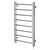 Cohen Chrome 800mm x 500mm Straight Electric Heated Towel Rail Right Hand Side View