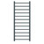 Cohen Anthracite 1200mm x 500mm Straight Electric Heated Towel Rail Front View
