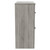 Napoli 390 Molina Ash 800mm Floor Standing Vanity Unit for Countertop Basins with 2 Drawers and Matt Black Handles Side View