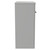 Napoli 390 Gloss Grey Pearl 600mm Floor Standing Vanity Unit for Countertop Basins with 2 Doors and Matt Black Handles Side View