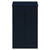 Napoli Deep Blue 500mm Floor Standing Vanity Unit for Countertop Basins with 2 Doors and Gunmetal Grey Handles Front View