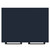 Napoli Deep Blue 500mm Floor Standing Vanity Unit for Countertop Basins with 2 Doors and Gunmetal Grey Handles View from Top