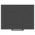 Napoli Nero Oak 500mm Wall Mounted Vanity Unit for Countertop Basins with Single Drawer and Gunmetal Grey Handle View from Top