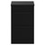 Napoli Nero Oak 500mm Floor Standing Vanity Unit for Countertop Basins with 2 Drawers and Gunmetal Grey Handles Front View