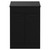 Napoli Nero Oak 600mm Floor Standing Vanity Unit for Countertop Basins with 2 Doors and Gunmetal Grey Handles Front View