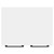 Napoli Gloss White 500mm Floor Standing Vanity Unit for Countertop Basins with 2 Doors and Matt Black Handles View from Top