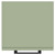 Napoli Olive Green 350mm x 1600mm Wall Mounted Tall Storage Unit with 2 Doors and Matt Black Handles View from Top
