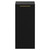 Napoli Nero Oak 350mm Wall Mounted Side Cabinet with Single Door and Brushed Brass Handle Front View
