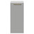 Napoli Gloss Grey Pearl 350mm Wall Mounted Side Cabinet with Single Door and Brushed Brass Handle Front View