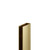Colore 8mm Brushed Brass 1950mm Wall Channel Right Hand View