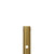 Colore 8mm Brushed Brass 1950mm Wall Channel View from Front