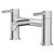 Colore Round Polished Chrome Bath Filler Tap Right Hand View