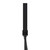 Colore Square Matt Black Shower Outlet Holder and Kit Front View