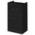 Hudson Reed Fusion Charcoal Black Floor Standing 500mm Drawer & 2 Door Line Base Unit - OFF626 Main Image