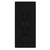 Colore Round Matt Black Concealed Triple Thermostatic Shower Valve with Diverter - 3 Outlets Front View