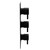 Colore Round Matt Black Concealed Triple Thermostatic Shower Valve with Diverter - 3 Outlets Side View
