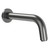 Colore Gunmetal Grey Round Bath Spout Left Hand View