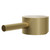 Colore Brushed Brass High Rise Basin Mixer and Freestanding Mixer Full Knurled Tap Head Right Hand View