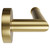 Colore Orbit Brushed Brass Wall Mounted Toilet Roll Holder Side View