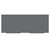 Napoli Gloss Grey 1200mm Wall Mounted Vanity Unit for Countertop Basins with 4 Drawers and Matt Black Handles Top View