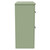 Napoli 390 Olive Green 800mm Floor Standing Vanity Unit for Countertop Basins with 2 Drawers and Polished Chrome Handles Side View