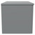 Avant Satin Grey 600mm Wall Mounted Vanity Unit for Countertop Basins with Single Drawer and Polished Chrome Handle Side View