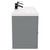 Avant Satin Grey 1200mm Wall Mounted Vanity Unit with Ceramic Double Basin and 4 Drawers with Polished Chrome Handles Side View