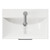 Avant Satin Anthracite 600mm Wall Mounted Vanity Unit with 1 Tap Hole Slim Edge Basin and Single Drawer with Polished Chrome Handle Top View