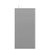 Pacco 8mm Smoked Glass Polished Chrome 1950mm x 1000mm Walk In Shower Screen including Wall Channel and Support Bar Front View