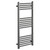 Colore Gunmetal Grey 1000mm x 500mm Straight Heated Towel Rail Left Hand View