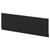 Carlo Matt Black MDF 1700mm Front Bath Panel with Plinth Right Hand View