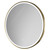 Colore Ozark Brushed Brass 600mm Round Illuminated Dimmable LED Mirror with Demister and Touch Sensor Right Hand View