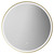Colore Ozark Brushed Brass 600mm Round Illuminated Dimmable LED Mirror with Demister and Touch Sensor Front View