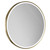 Colore Ozark Brushed Brass 600mm Round Illuminated Dimmable LED Mirror with Demister and Touch Sensor Left Hand View