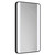 Colore Wade Matt Black 400mm x 700mm Illuminated Dimmable LED Mirror with Demister and Touch Sensor Left Hand View