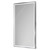 Madison Polished Chrome 400mm x 700mm Illuminated Dimmable LED Mirror with Demister and Touch Sensor Right Hand View