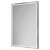 Madison Polished Chrome 500mm x 700mm Illuminated Dimmable LED Mirror with Demister and Touch Sensor Right Hand View