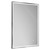 Madison Polished Chrome 500mm x 700mm Illuminated Dimmable LED Mirror with Demister and Touch Sensor Left Hand View