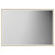 Colore Madison Brushed Brass 1000mm x 700mm Illuminated Dimmable LED Mirror with Demister and Touch Sensor Front View