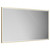 Colore Madison Brushed Brass 1400mm x 800mm Illuminated Dimmable LED Mirror with Demister and Touch Sensor Left Hand View