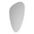 Pebble 500mm x 800mm Illuminated Dimmable LED Mirror with Demister and Touch Sensor Right Hand View