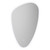 Pebble 500mm x 800mm Illuminated Dimmable LED Mirror with Demister and Touch Sensor Front View